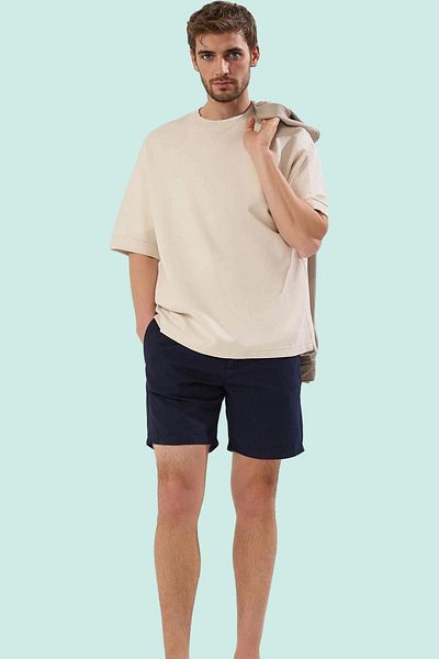 PayBuy Men's Cotton Plain Patterned Shorts Tube Leg Casual Summer Daily Combination Weekend Modern Design