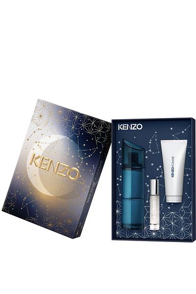 Kenzo Set cadou Homme Intense, bărbați, apă de toaletă, 60 ml + gel de duș, 75 ml + apă de toaletă, 10 ml