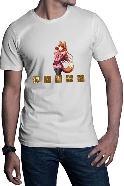 OEM Men's T-shirt Spice And Wolf Holo Love Adventure Fantasy