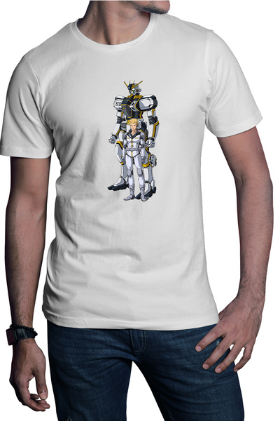OEM Men's T-shirt Io White Animeeater