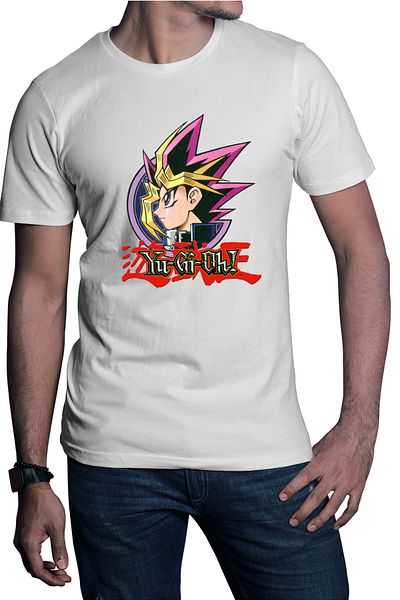 OEM Men's T-shirt Yu Gi Oh Yugi Mutou Duel Card Game Kakalot