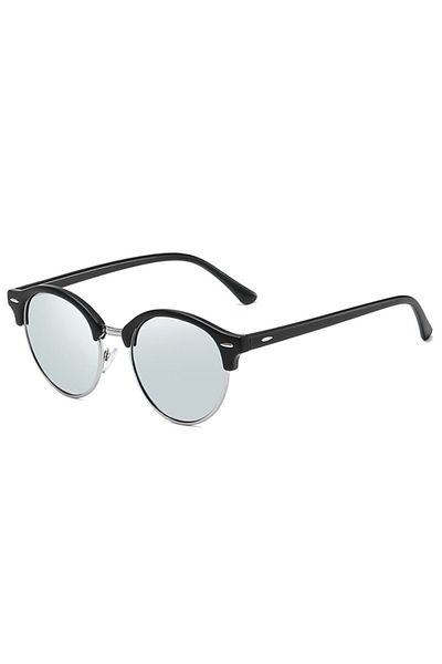 SKYDDAR INNOVATION Men's sunglasses, Round, Polarized, Skyddar 66612, Black;silver