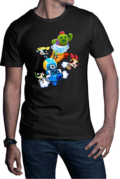 OEM Tricou barbati Brawl Stars Happy Tank Powerpuff Girls Pokemon Weather