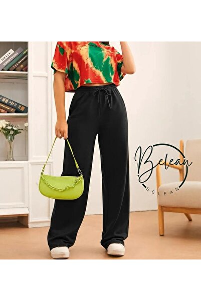 belean Φαρδιά φούτερ με ελαστική μέση