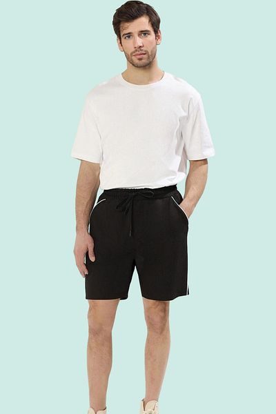 PayBuy Men's Regular Normal Waist Shorts 2 Thread Openend Woven Straight Silhouette Short Length Daily Use