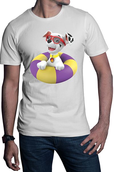 OEM Men's T-shirt Paw Patrol Pup Patroller Air Save Cartoon Best Friend