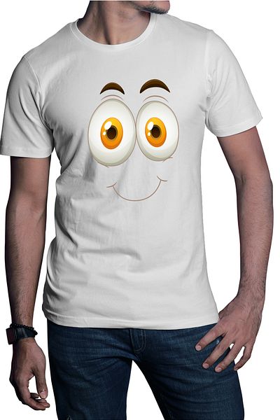 OEM Men's Roblox Twitter Platforms Studio Smiley Face T-shirt