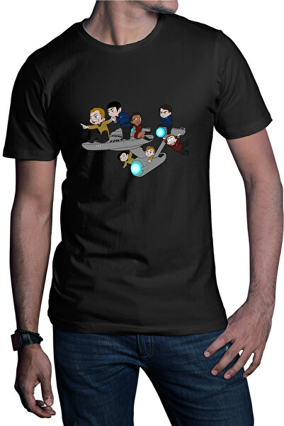 OEM Tricou barbati Star Trek Kirk Spock Enterprise Timeline