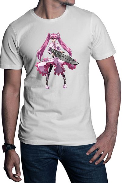 OEM Men's T-shirt Akame ga Kill Mine Assassin Kawaii Anime Monster