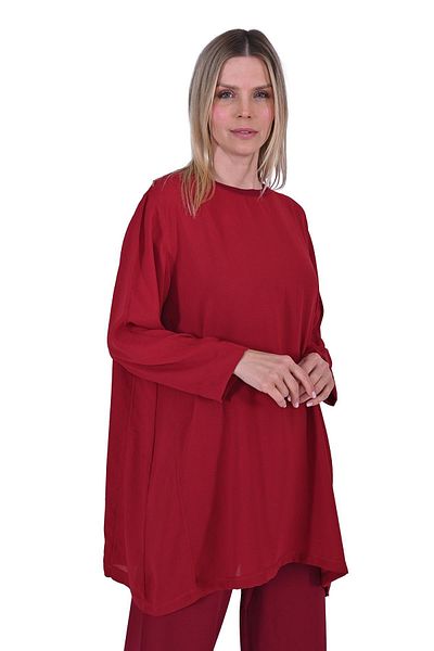 Invee Caz Arge Tunic Bordo