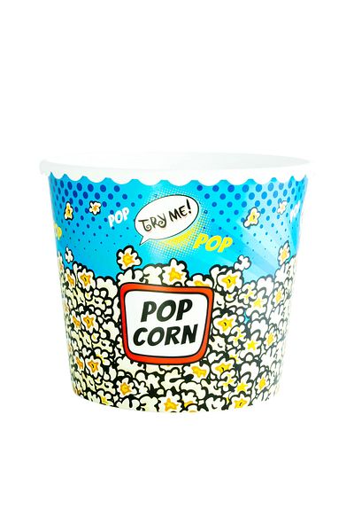 Herevin 2.3 Litre Large Popcorn and Chips Snack Bowl Polypropylene Reusable Serving Bowl