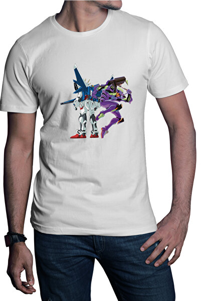 OEM Tricou barbati dam Robot Blue Eva Flying