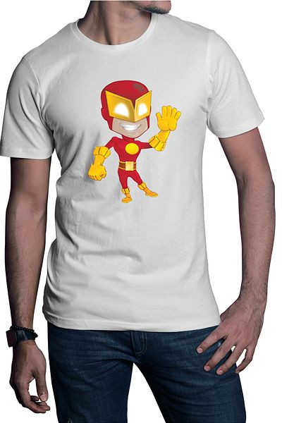 OEM Tricou barbati The Flash Superhero Cartoon Comics