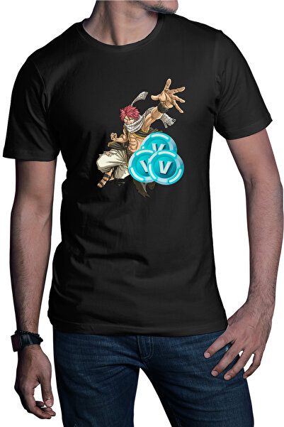 OEM Tricou barbati Fairy Tail Fortnite Animekage Natsu Dragneel