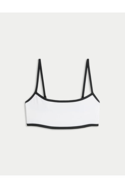 Marks & Spencer Kontrast Trim Yuvarlak Yaka Bikini Üstü
