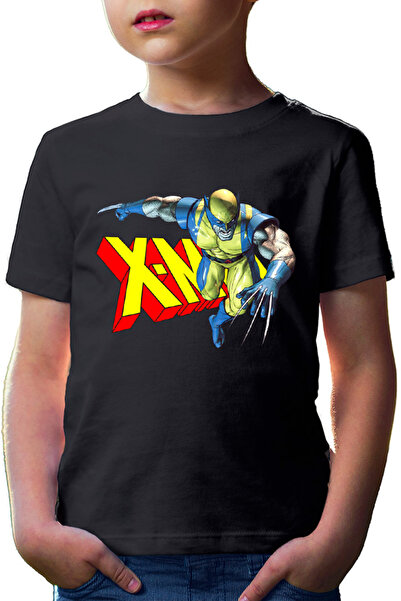 OEM Tricou copii Wolverine X-Men Logo Superpower Hero