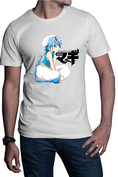 OEM Men's T-shirt Magi The Labyrinth of Magic Alladin Child Sit