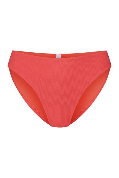 Bloovii Classic Bikini Bottom Brief Medium Waist Textured Wavy Fabric | Cancun