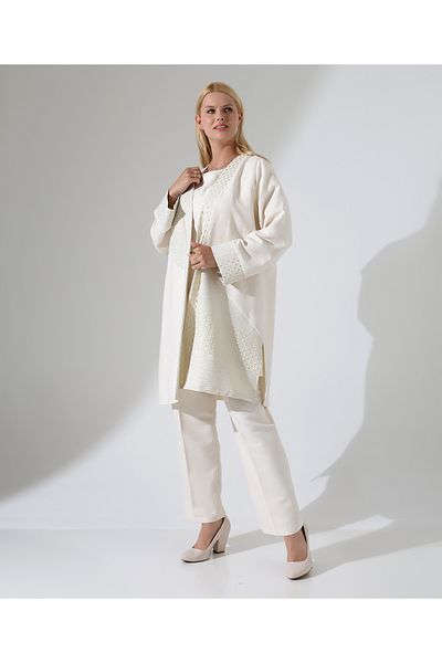 Fi'l Arz Fashion Large Size Linen Set
