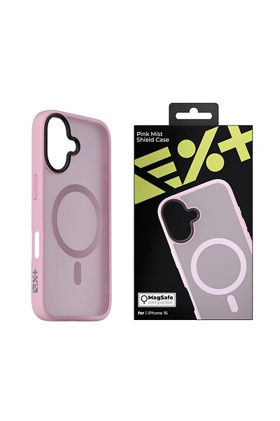 NEXT ONE Carcasă anti-aburire Mist Shield pentru iPhone 16, compatibilă cu MagSafe | Roz
