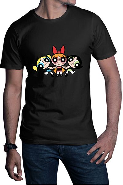 OEM Tricou barbati The Powerpuff Girls Cartoon Action Kids