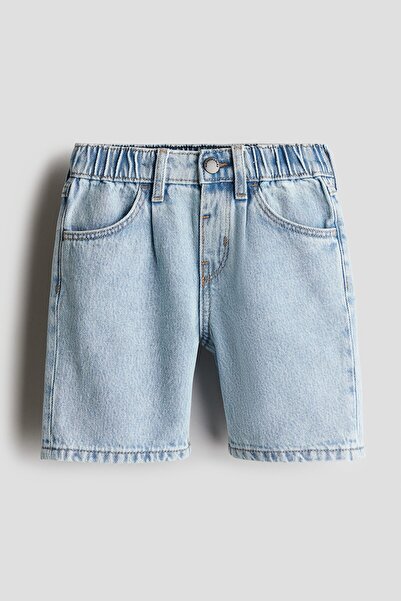 H&M Diz Boyu Kot Şort