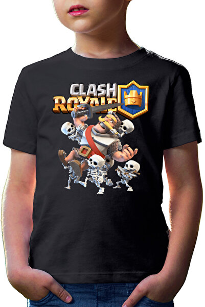 OEM Tricou copii Clash Royale Skeleton Full Team Aggresive Plan Game