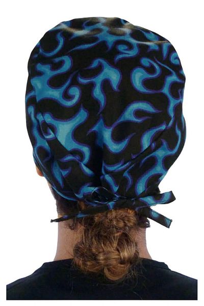 OEM Boneta chirurgicala Blue Liquid Flames on Black