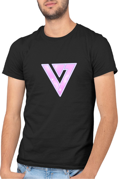 OEM Tricou barbati Seventeen Idol K-pop Group Logo Shiny
