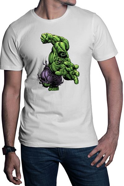 OEM Tricou barbati Hulk Illustration Help Comic Book Animation Movie