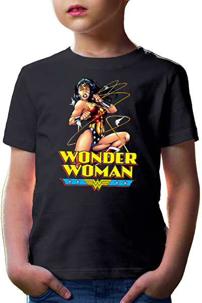 OEM Tricou copii Wonder Woman String Energy Retro Illustration American