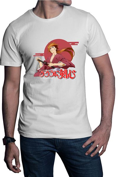 OEM Tricou barbati Rurouni Kenshin Japan Sun Samurai Kenji