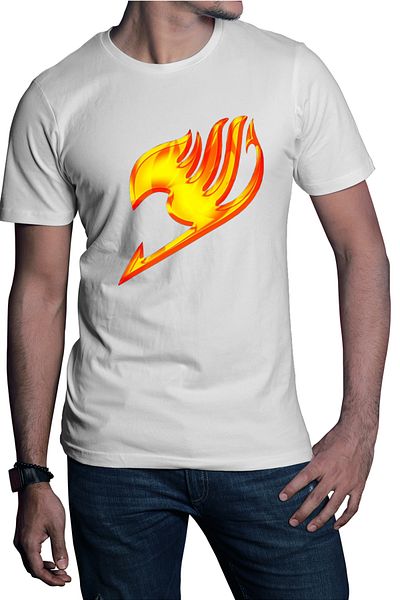OEM Men's T-shirt Fairy Tail Emblem Dragon Logo Anime