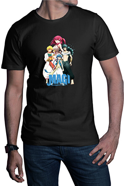 OEM Ανδρικό T-shirt Magi Ο Λαβύρινθος της Μαγείας Αλαντίν Φίλοι Anime