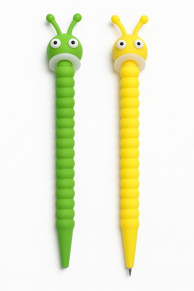 Bittox 0.7 mm Tip Pen with Cute Caterpillar Design Ideal for School and Gift