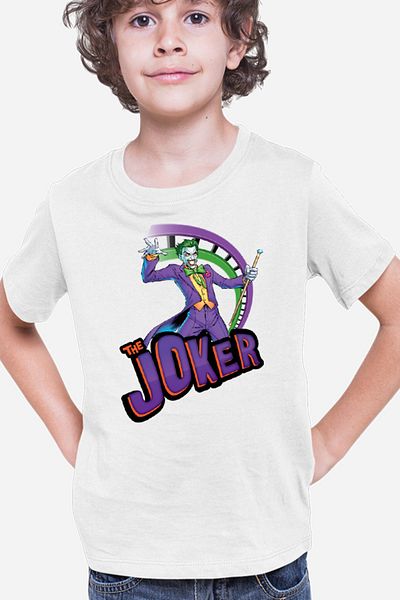 OEM Tricou copii Joker Happy American Comic Books
