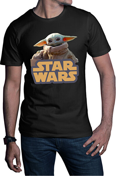 OEM Tricou barbati Star Wars Baby Yoda Cute Small Logo Power