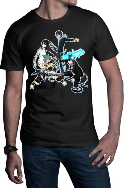 OEM Tricou barbati Soul Eater Black Star Yato Noragami Rin Ao no Exorcist Ghost
