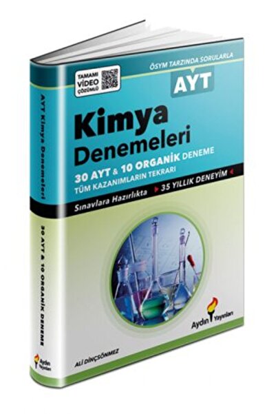 Aktif Öğrenme Yayınları Aydın Yayınları AYT Kimya 30 Video Çözümlü Deneme