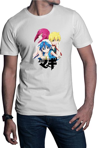 OEM Tricou barbati Magi The Labyrinth of Magic Wonder Red Hair Sad