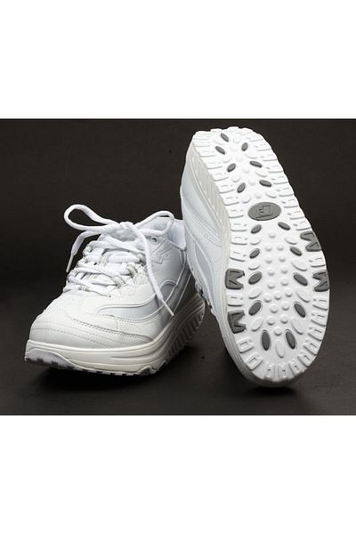 shumee Buty FIT WALK z podeszwą kołyskową białe 38