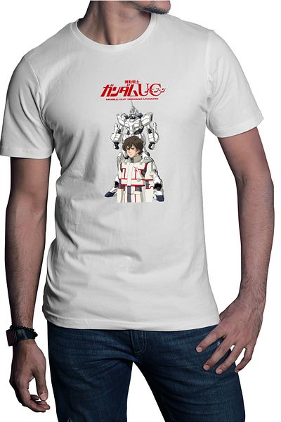 OEM Tricou barbati dam Mobile Suit Unicorn