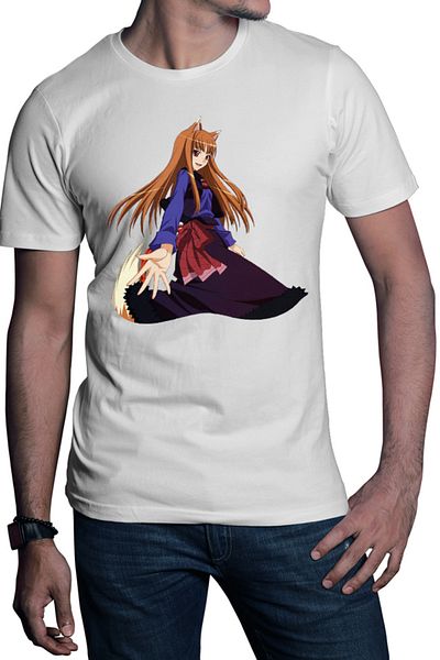 OEM Men's T-shirt Spice And Wolf Holo Kitsune Dance Romance