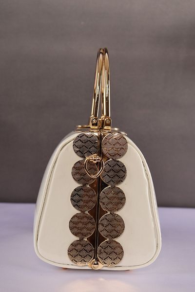 weem bag Elysara Eb0170 |   Stylish Portfolio Bag with Patent Leather Double Metal Handles