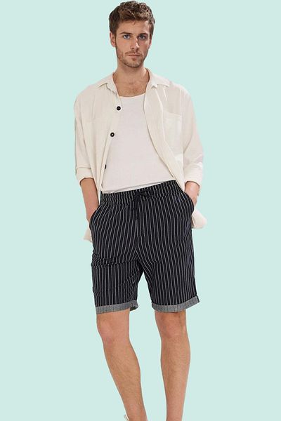 PayBuy Men's Striped Cotton Regular Waist Shorts Comfortable Casual Summer Modern Design Where Style Meets