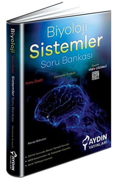 Anla Kazan Yayınları Aydın 2026 AYT Biyoloji Sistemler Konu Özetli Soru Bankası