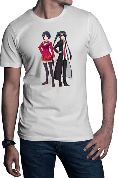 OEM Men's T-shirt UQ Holder Kuroumaru Orte School Uniform Anime Girl
