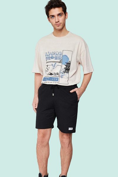 PayBuy Men's Wide Leg Shorts Cotton Comfortable for Casual Combinations Weekend Summer Must-Have