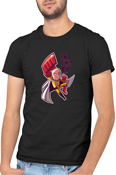 OEM Men's T-shirt One-Punch Man Hero Tatakae Anime Weeb