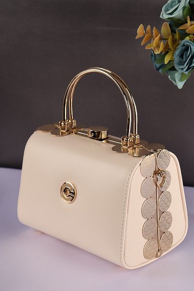 weem bag Elysara Eb0170 |   Zara Double Metal Handle Fancy Portfolio Bag
